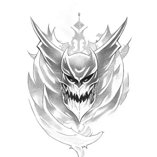 Pyke league of legends tattoo design idea