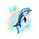 Dolphin tattoo design idea