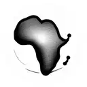 Africa tattoo design idea