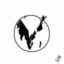 Africa tattoo design idea