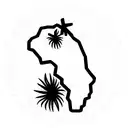 Africa tattoo design idea