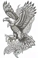 Soaring eagle tattoo design tattoo design idea