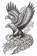 Soaring eagle tattoo design tattoo design idea