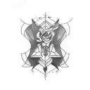 Word "Catherine" tattoo design idea