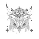 pisces virgo Taurus capricorn tattoo design idea