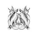 pisces virgo Taurus capricorn tattoo design idea