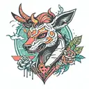 Hotline Miami tattoo design idea