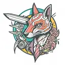 Hotline Miami tattoo design idea