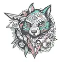 Hotline Miami tattoo design idea