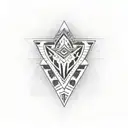 arrowhead  tattoo design idea