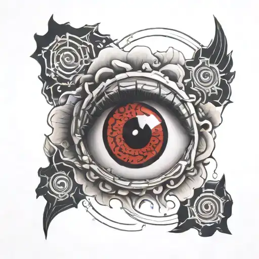 sharingan shisui uchiha smoked chicha tattoo design idea