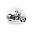 Harley Davidson bike tattoo design idea