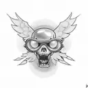 Harley Davidson bike tattoo design idea