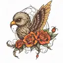 Miracle child who was never meant to exist. Raised in poverty. Filled with anger. Saved by grandparents. Live a lie in t tattoo design idea