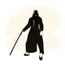 darth vader as ronin tattoo design idea