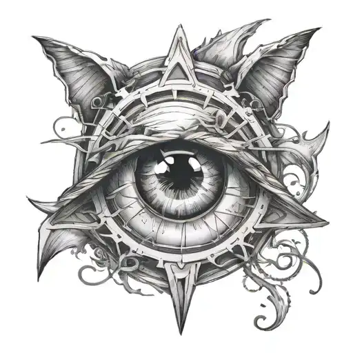 Hypocrite tattoo design idea