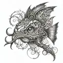 Hypocrite tattoo design idea