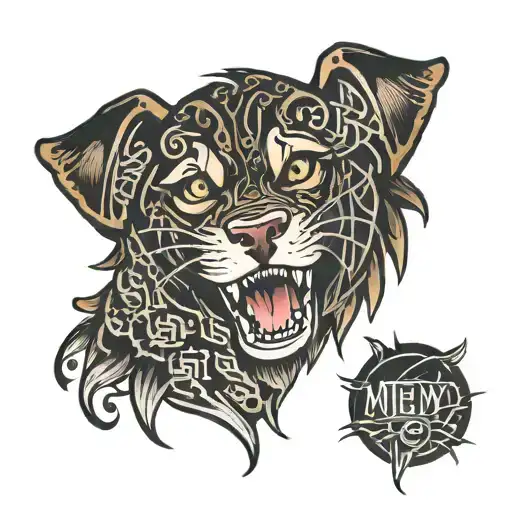 mommy midnights good boy words tattoo design idea