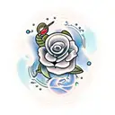 the phrase "i thought of quiting baby, but my heart just ain't gonna buy it" tattoo design idea