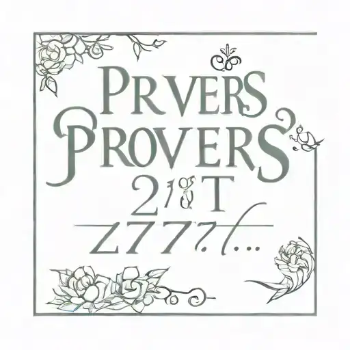 Proverbs 27:17 tattoo design idea