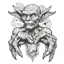 Michelangelo fingers tattoo design idea