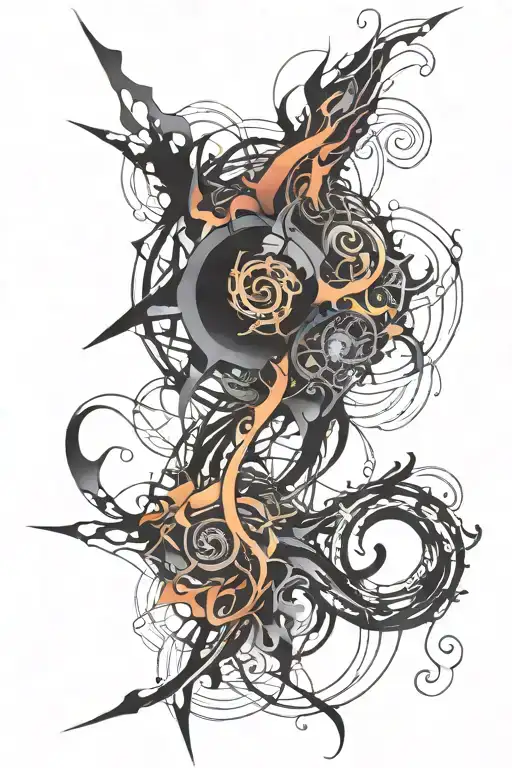 Blackout tattoo that covers tattoo design idea