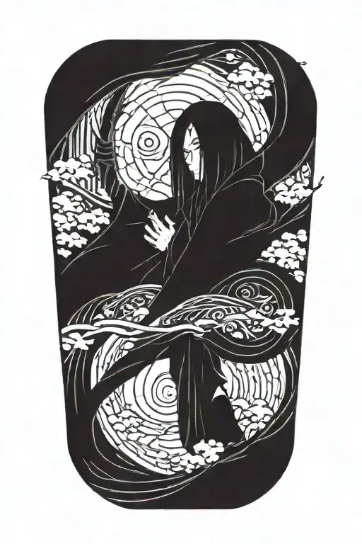 Itachi Uchiha anime tattoo design idea