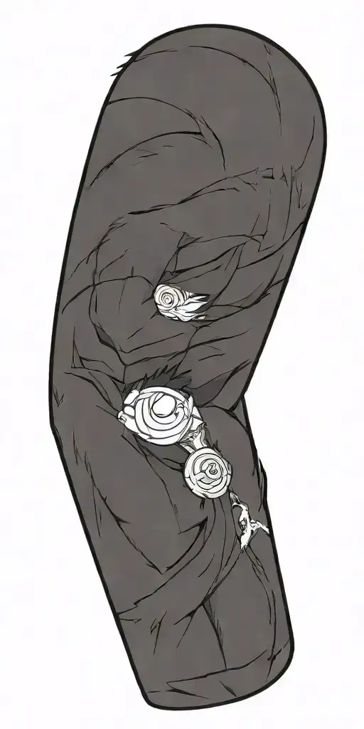 Anime about naruto dragonball one pience tattoo design idea