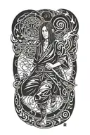 Itachi Uchiha tattoo design idea