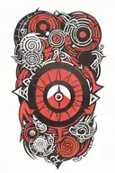 Sharingan tattoo design idea