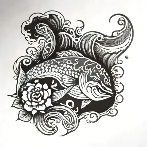 land and sea filler tattoo tattoo design idea