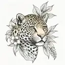 realistic jaguar tattoo back of shoulder tattoo design idea