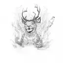 peter walking on water tattoo design idea