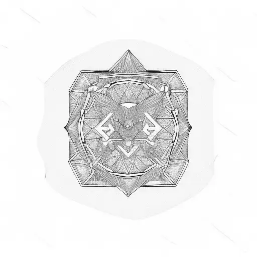 masculine men's wedding ring tattoo design idea