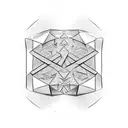 masculine men's wedding ring tattoo design idea