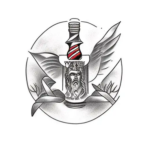 ancient greek quote from the odyssey tattoo design idea