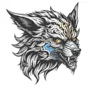 lycan tattoo design idea