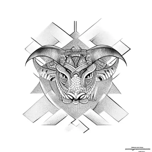 big five tattoo design idea