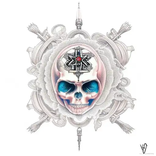 virgen tattoo design idea