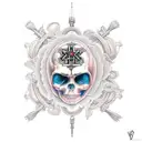 virgen tattoo design idea