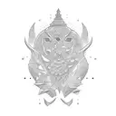 dad and son tattoo design idea