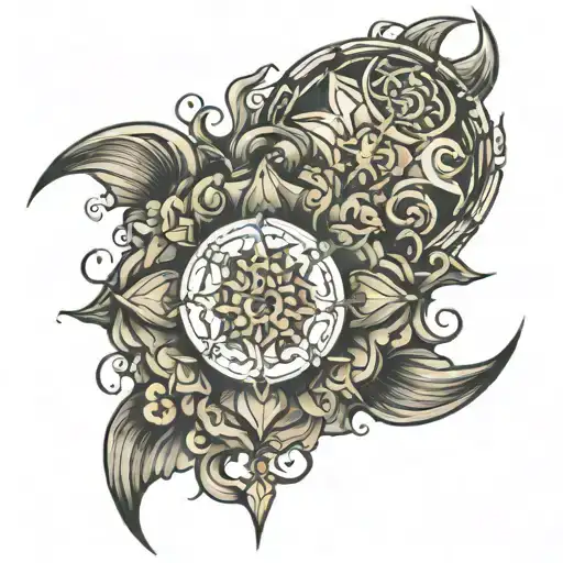 religious tattoo design idea