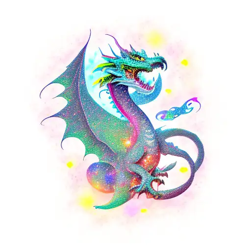 Discover Blue Galaxy Wallpaper and Dragon Tattoos