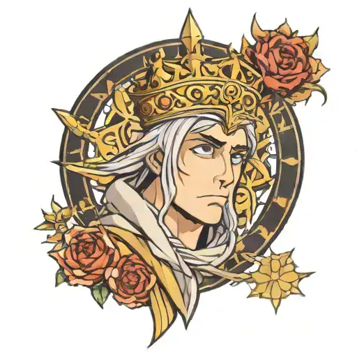 King Baldwin IV tattoo design idea