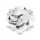 italian cards tattoo design idea