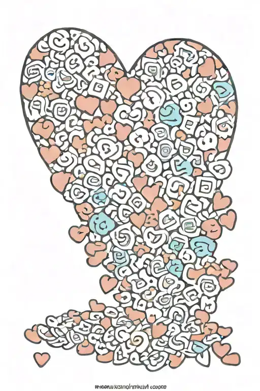 soon floor candy heart tattoo design idea