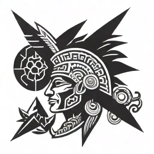 aztec tattoo design idea