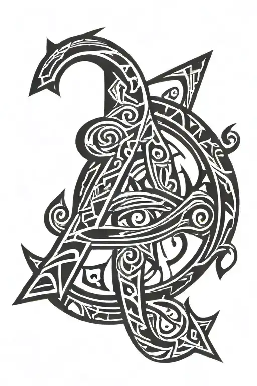 avengers logo tattoo design idea