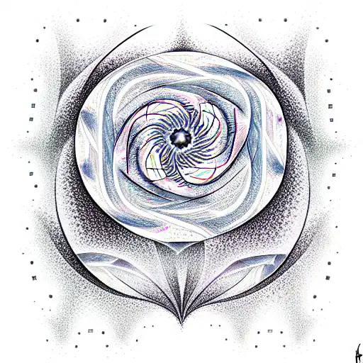 fractal tattoo design idea