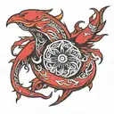 red chilli tattoo design idea